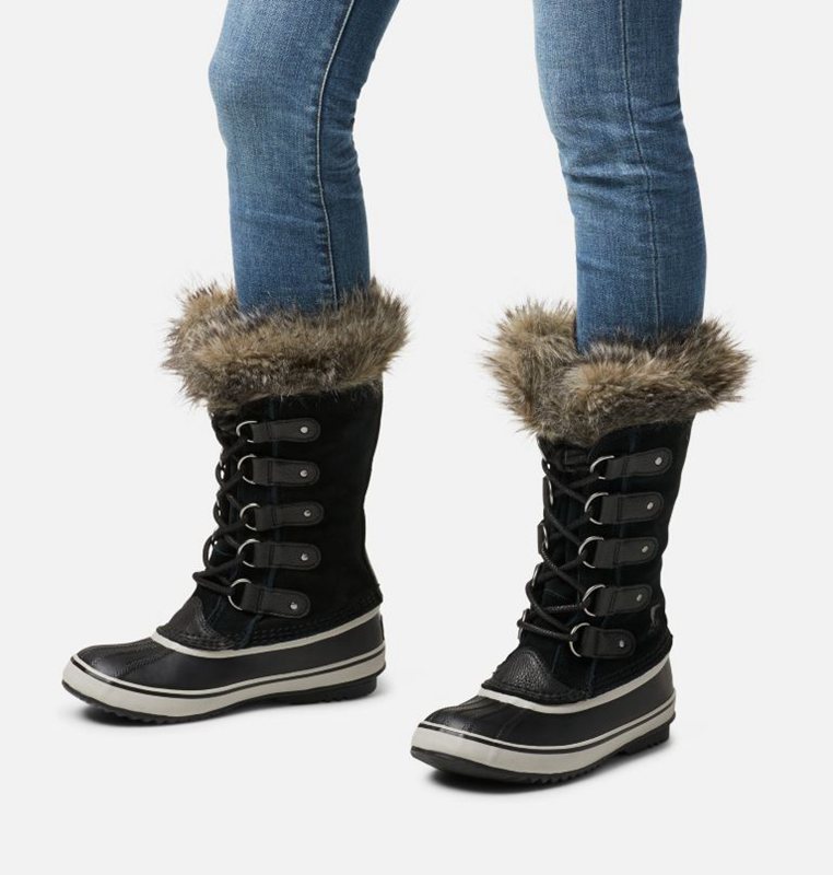 Womens Snow Boots Black - Sorel Joan of Arctic™ Low - 157298-JWA